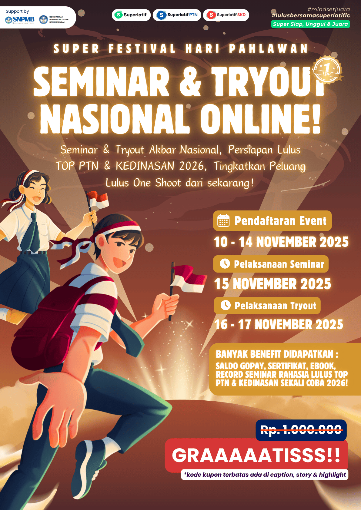 Poster Super Festival Hari Pahlawan