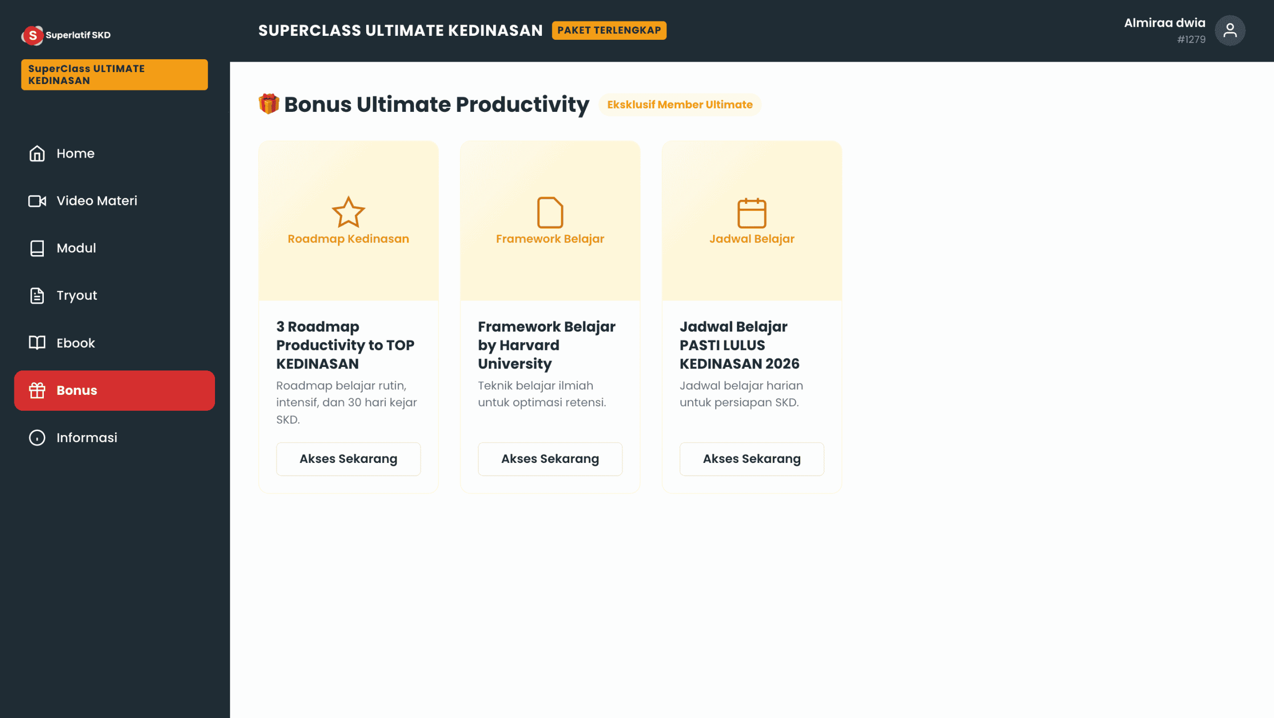 Screenshot LMS SuperClass Kedinasan 4