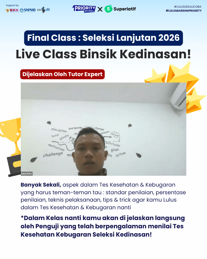 Poster Final Class Intensif Online: Seleksi Lanjutan 2026 - 3