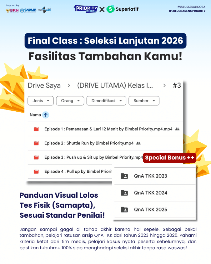 Poster Final Class Intensif Online: Seleksi Lanjutan 2026 - 5